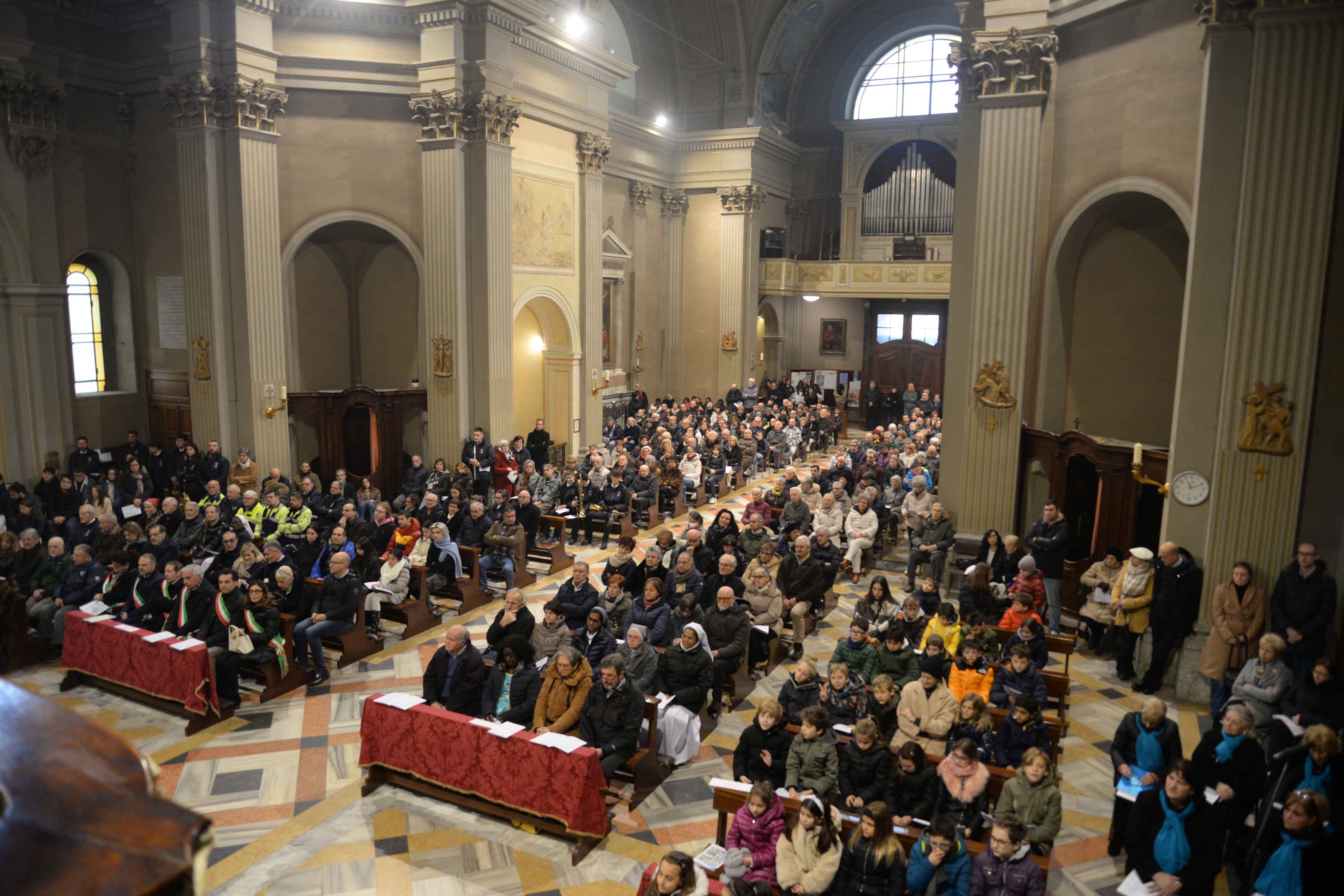 Interno della chiesa di S. Vittore