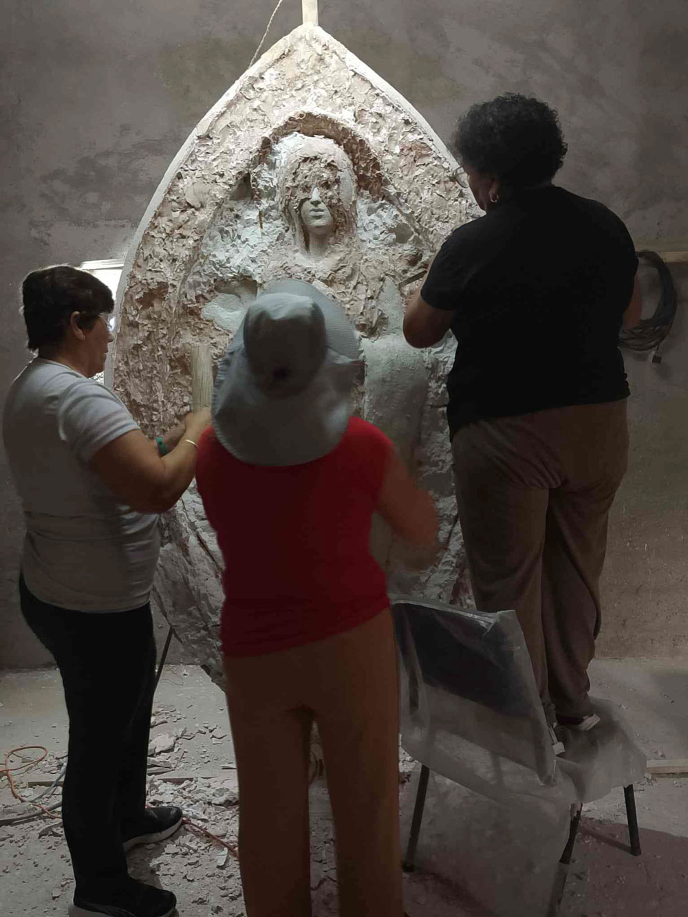 Maria Cavalin, Esther Gonzalez e Graciela Reinoso.