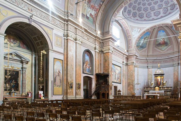 Navata della chiesa di S. Margherita