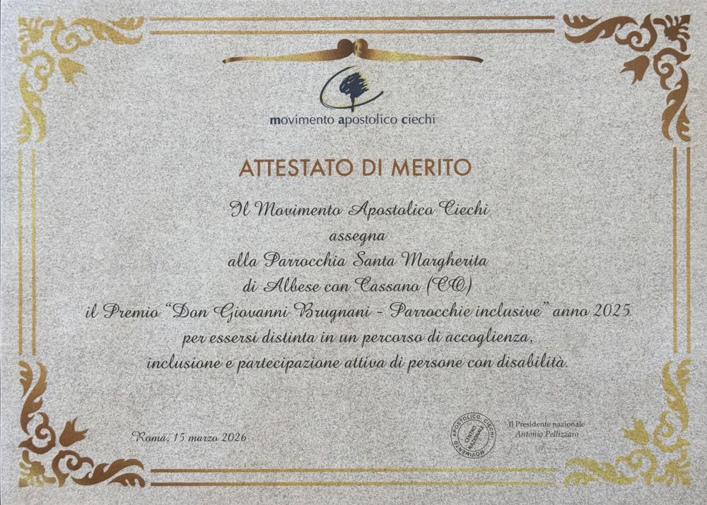 L'attestato di merito