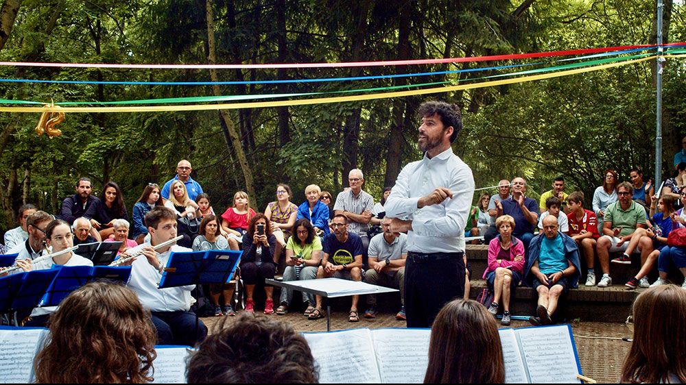 Foto scattata durante una edizione precedente del "Concerto della montagna"