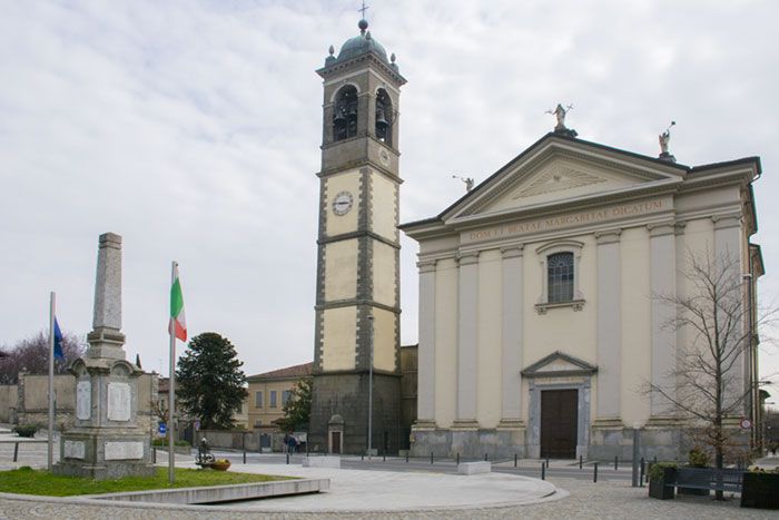 Facciata della chiesa di S. Margerita